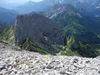 vom Passo del Castello Richtung Monte Peralba Blick auf Monte Chiadenis mit der Calvi Hütte