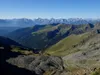 Blick vom Gipfel Rote Wand Richtung SSW hinten die Dolomiten