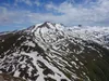 Blick vom Hauptgipfel Stanziwurten Richtung Norden Mitte rechts der Sandkopf