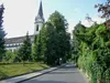 von Lienz nach Thurn-Prappernitzen erster Anstieg bei Pfarrkirche St Andrä