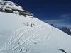 Skidepot am SW Rücken