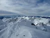 Blick vom Gipfel Hochkreuz Richtung Westen hinren li Lienzer Dolomiten