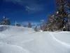 bei Bergstation Schlepplift