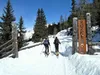 von Wegkreuzung Richtung Roaner Alm