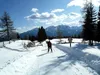Abfahrt über Rodelbahn