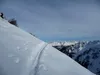 Aufstieg zur Einsattelung Spitzköfele hinten Lienzer Dolomiten