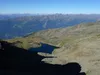 vom Trelebitschsee Aufstieg zur Alkuser Rotspitze unten der Alkuser See