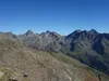 vom Trelebitschsee Aufstieg zur Alkuser Rotspitze Blick Richtung NNO links der Gloedis
