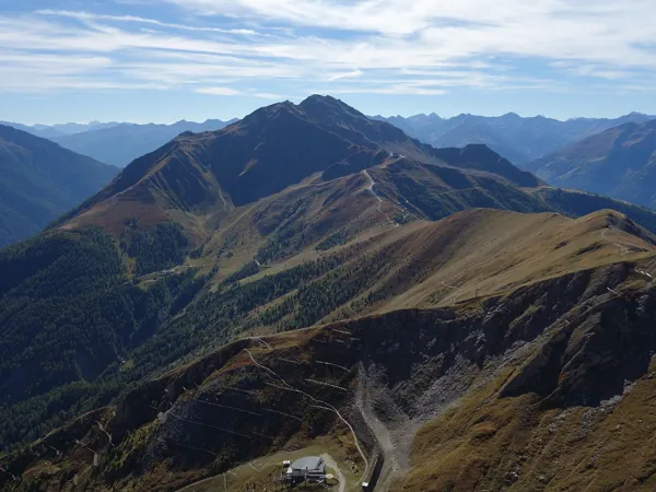 Blick vom Gipfel Blauspitze Richtung Süden Mitte der Rotenkogel