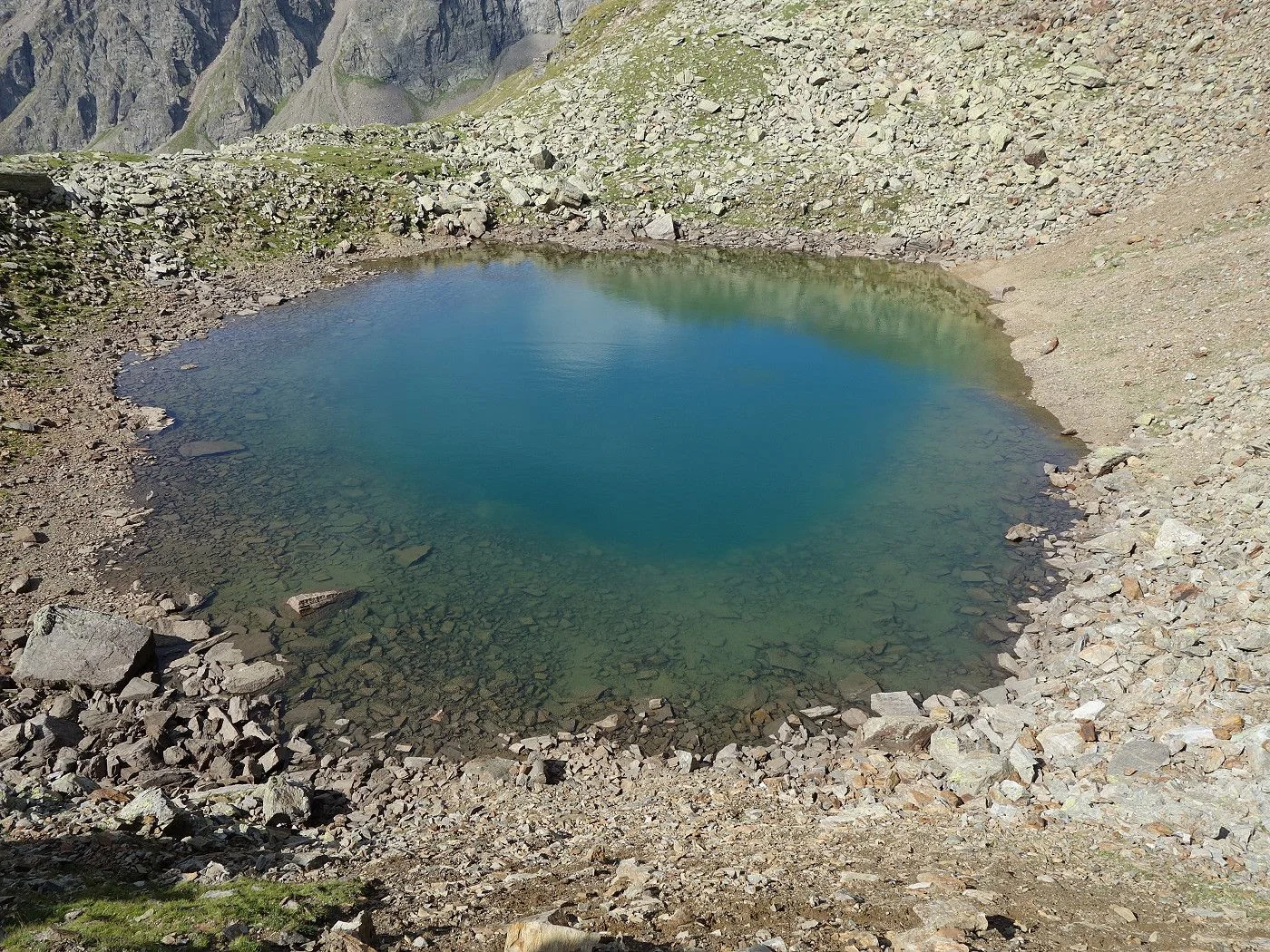 von Aleit Richtung Bocksteinscharte beim Schwarzsee