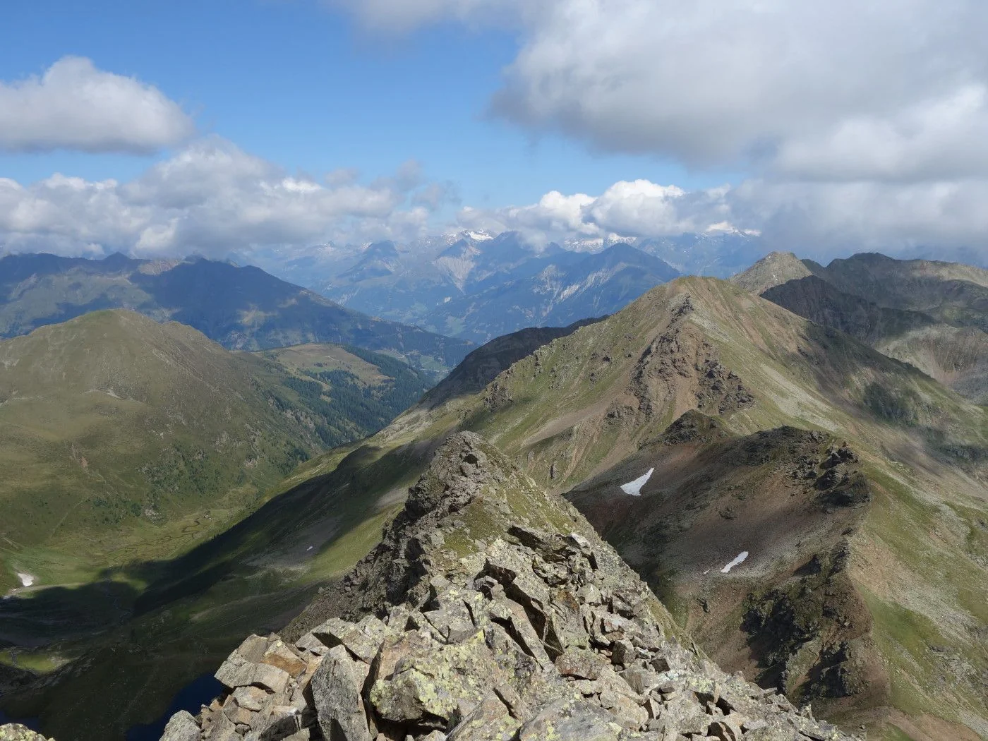 Blick vom Gipfel Bockstein Richtung NNO