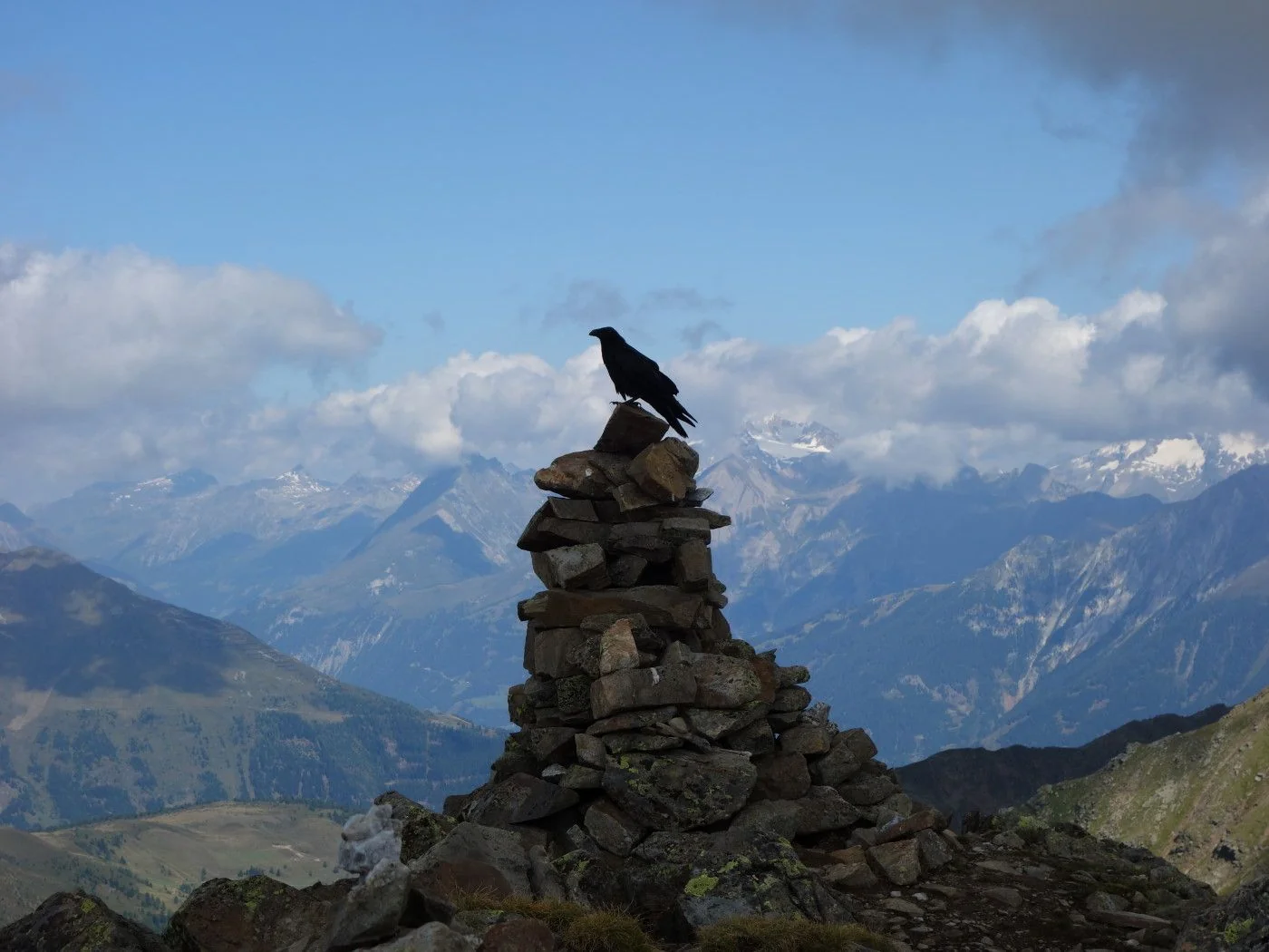 Besuch am Gipfel