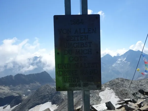 Gipfelkreuz Böses Weibl