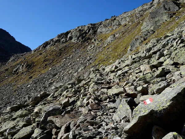 von Lienzer Hütte Aufstieg zum Debantgrat