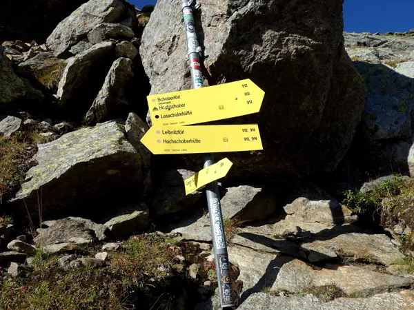 von Lienzer Hütte Aufstieg zum Debantgrat