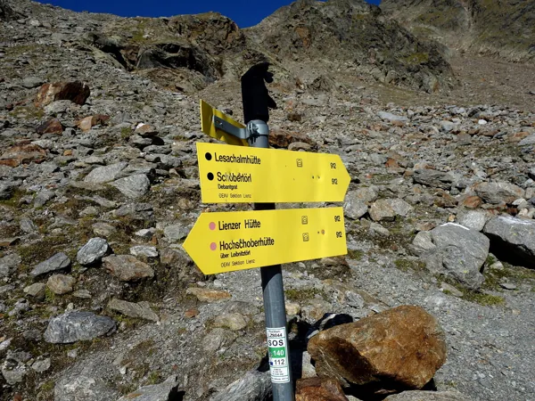 von Lienzer Hütte Aufstieg zum Debantgrat