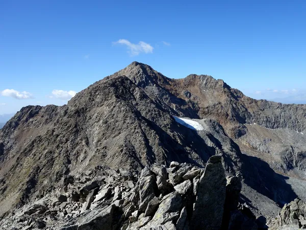Gipfel Debangrat Blick Richtung Westen hinten der Hochschober