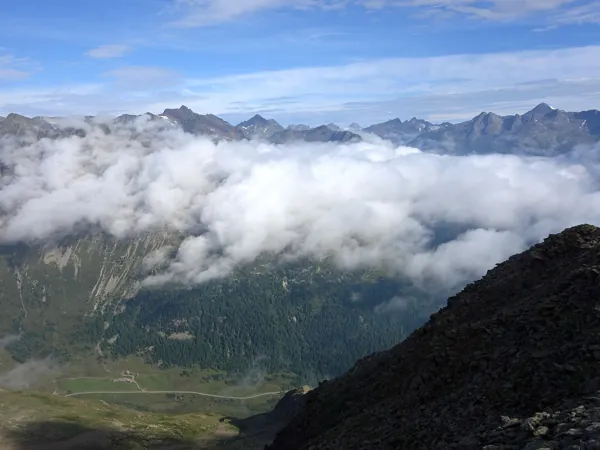 Blick vom Gipfel Deferegger Pfannhorn Richtung NNW