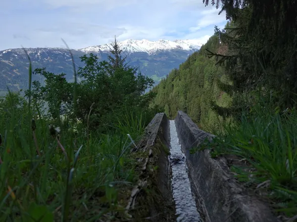 vom Aussichtsplatz Mesner Riese Richtung Dolomitenblick