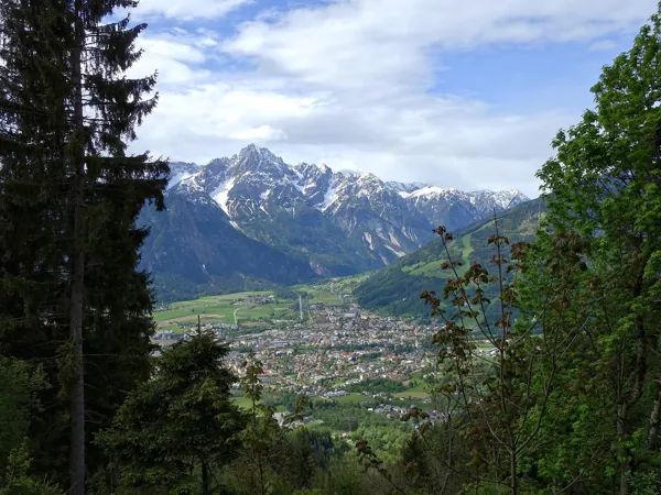 vom Aussichtsplatz Mesner Riese Richtung Dolomitenblick Blick Richtung Lienz