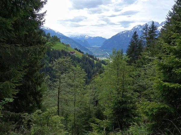 vom Aussichtsplatz Mesner Riese Richtung Dolomitenblick Blick Richtung Kärntner Tor