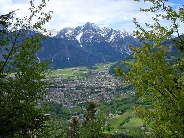 beim Dolomitenblick Blick Richtung Lienzer Dolomiten unten Lienz