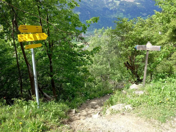 vom Dolomitenblick Richtung Ausgangspunkt Zettersfeldparkplatz