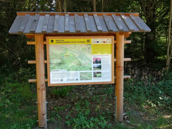 Start am Parkplatz Tristacher See