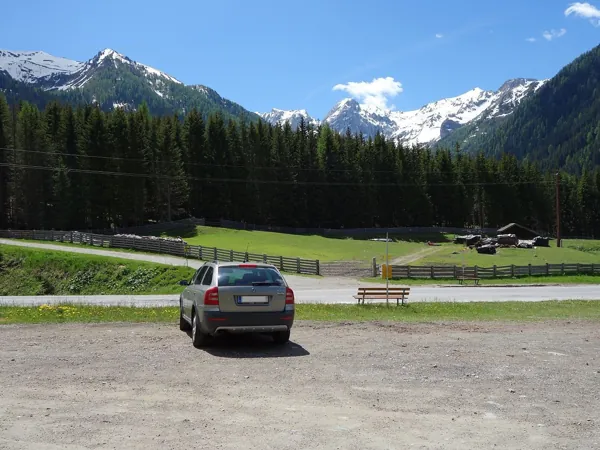 Start am Parkplatz beim Klammerwirt