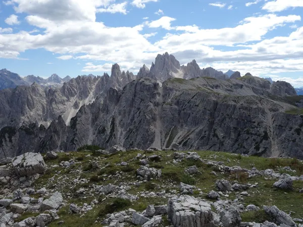 von der Lavaredohütte zur Auronzohütte Blick Richtung Süden