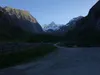 Start beim Parkplatz Lucknerhaus hinten der Großglockner