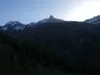 vom Start Richtung Grei Bühel hinten Mitte die Medelspitze