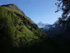 vom Start Richtung Grei Bühel hinten der Großglockner