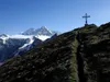 vom Grei Bühel Richtung Gipfel Figerhorn über Gratrücken die letzen Meter