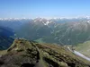Blick vom Gipfel Figerhorn Richtung SW Bildmitte der Rotenkogel