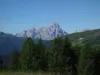 beim Wetterkreuz Zoom auf die Dreischusterspitze