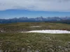 Gipfel Gabesitten Blick Richtung Südwesten hinten die Sextner Dolomiten mit der Dreischusterspitze