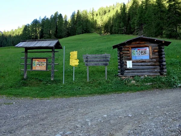 Aufstieg Richtung Gaishörndl bei Weggabelung