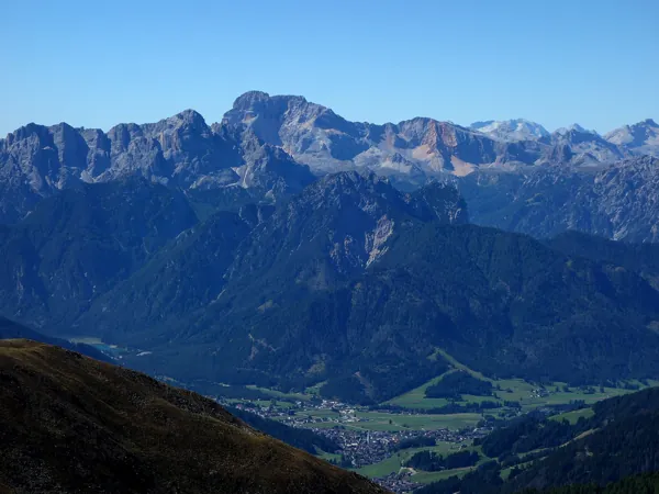 Gipfel Gaishörndl Blick Richtung SW Hohe Gaisl Zoom