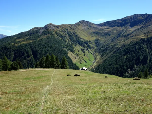 Abstieg hinten Mitte der Gannekofel