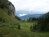vom Obstanser Boden hoch zur Gatterspitze Blick zurück