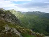 Blick vom Gipfel Gatterspitze Richtung WSW