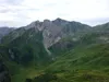 Blick vom Gipfel Gatterspitze Richtung SO hinten die Pfannspitze