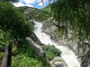 entlang Gletscherweg Innergschlöss bei Wasserfall