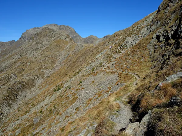 vom Goiselemandl Aufstieg zum östlichen Sattelkopf über die Neualpschneid