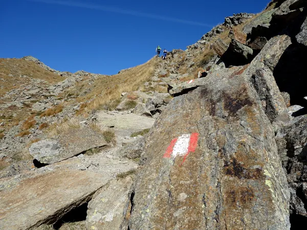 vom Goiselemandl Aufstieg zum östlichen Sattelkopf über die Neualpschneid