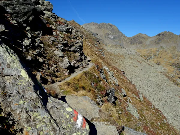 vom Goiselemandl Aufstieg zum östlichen Sattelkopf über die Neualpschneid