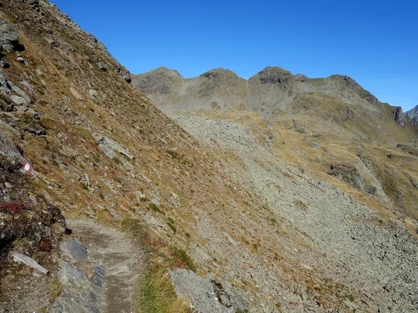 vom Goiselemandl Aufstieg zum östlichen Sattelkopf über die Neualpschneid
