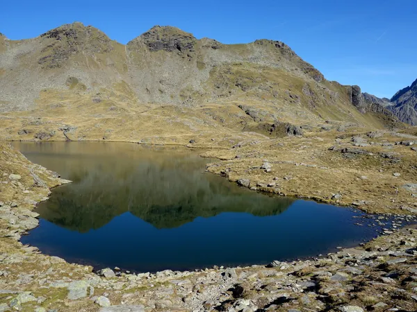 vom Goiselemandl Aufstieg zum östlichen Sattelkopf bei den Neualplseen