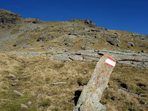 vom Goiselemandl Aufstieg zum östlichen Sattelkopf